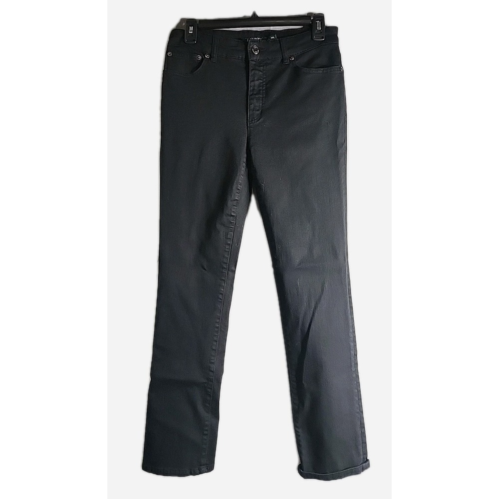 Ralph Lauren Denim Jeans Black Womens Size 6 Premier Straight